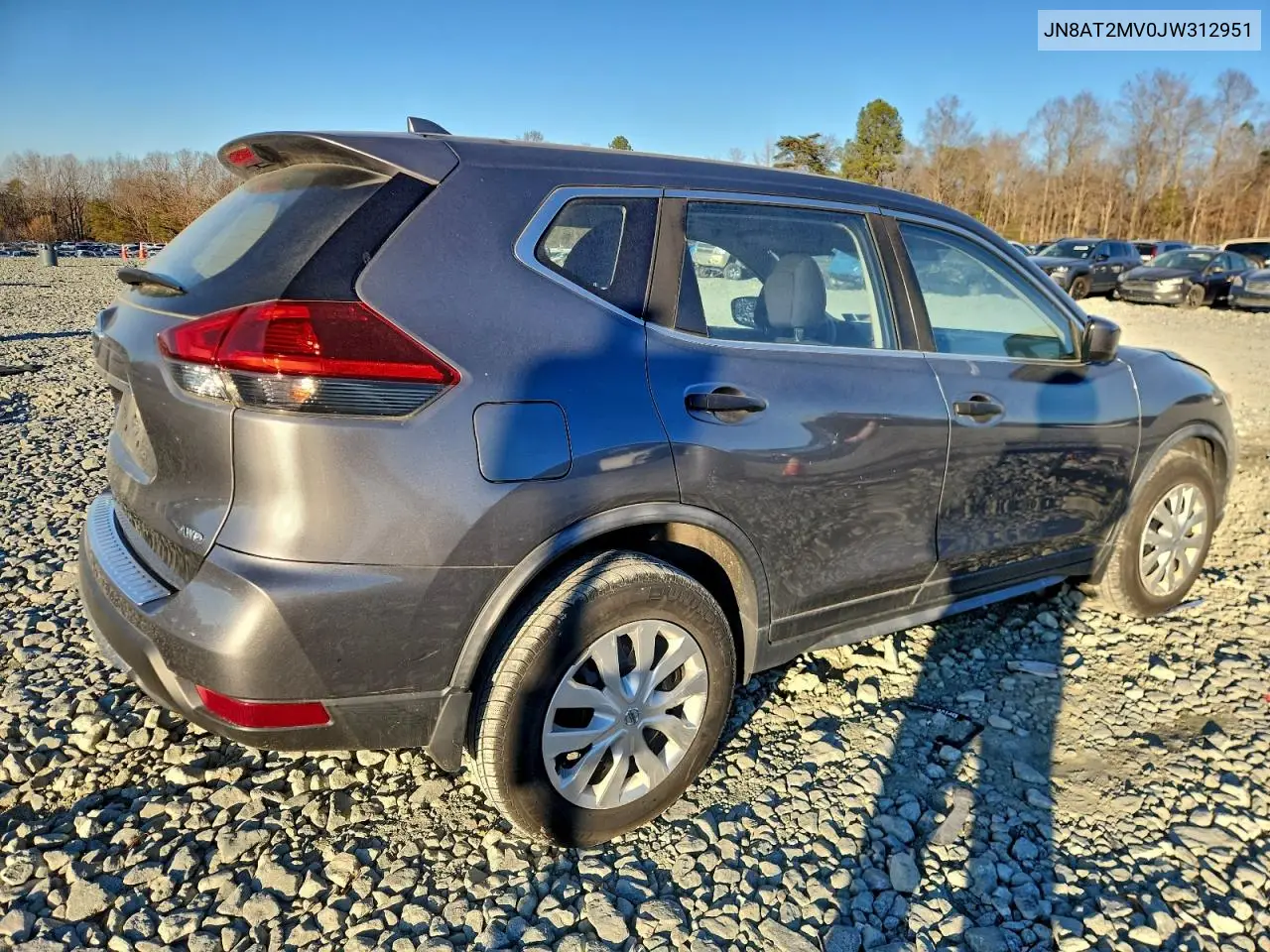 JN8AT2MV0JW312951 2018 Nissan Rogue S