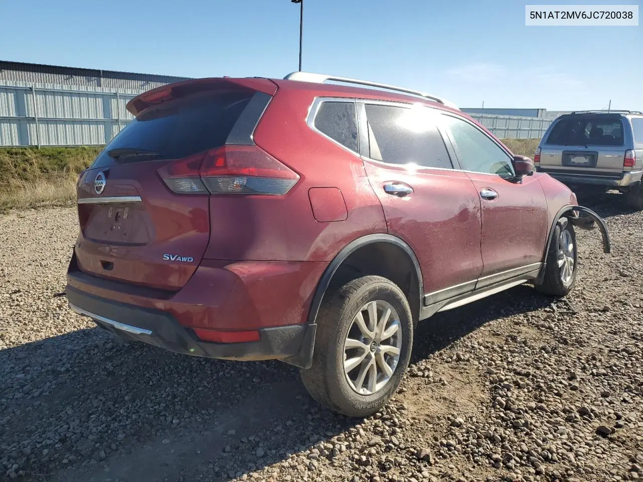 5N1AT2MV6JC720038 2018 Nissan Rogue S