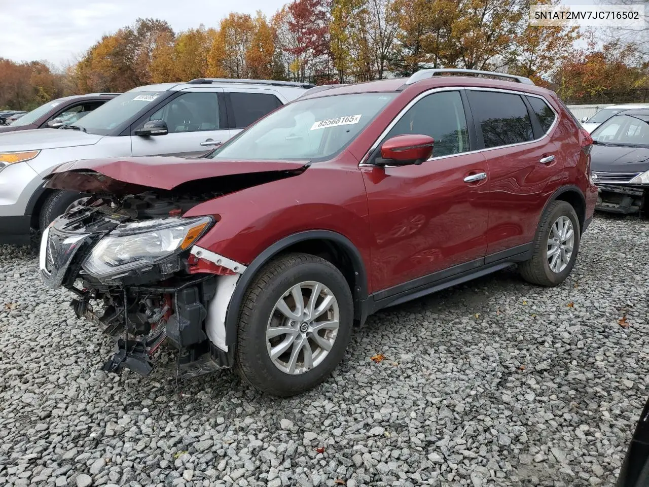 5N1AT2MV7JC716502 2018 Nissan Rogue S