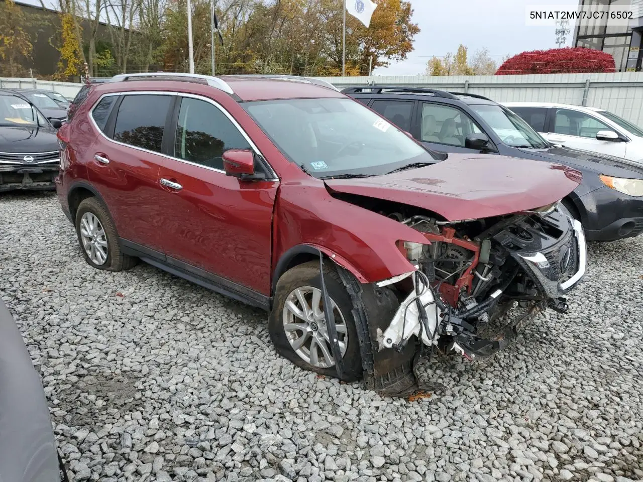 5N1AT2MV7JC716502 2018 Nissan Rogue S