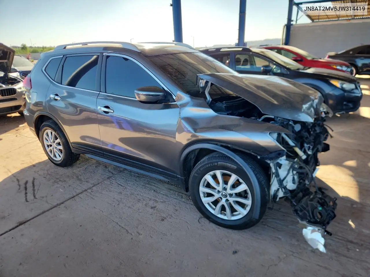 JN8AT2MV5JW314419 2018 Nissan Rogue S