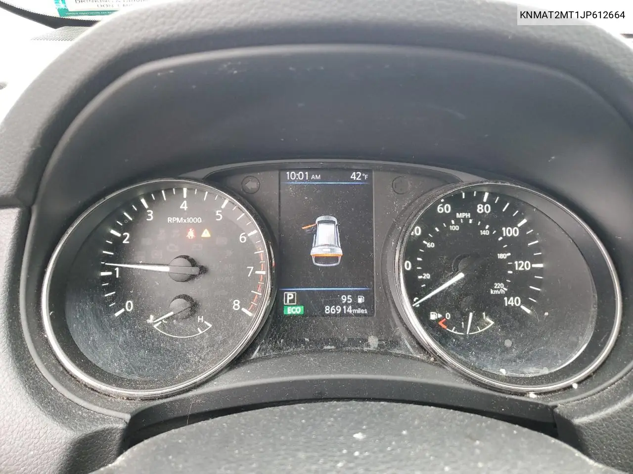 KNMAT2MT1JP612664 2018 Nissan Rogue S