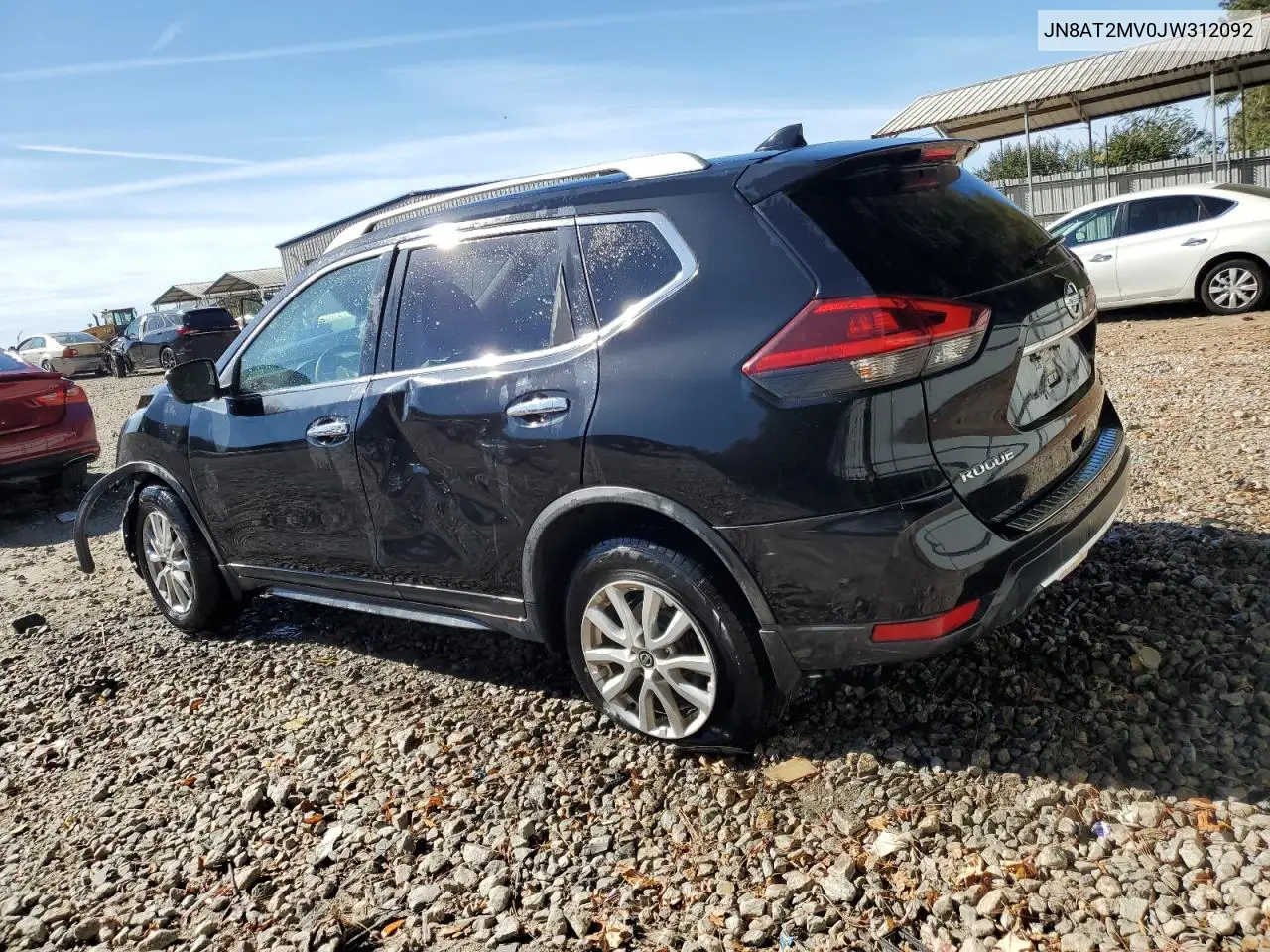 JN8AT2MV0JW312092 2018 Nissan Rogue S