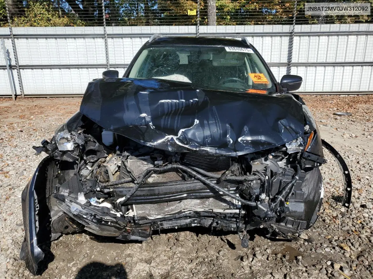 JN8AT2MV0JW312092 2018 Nissan Rogue S