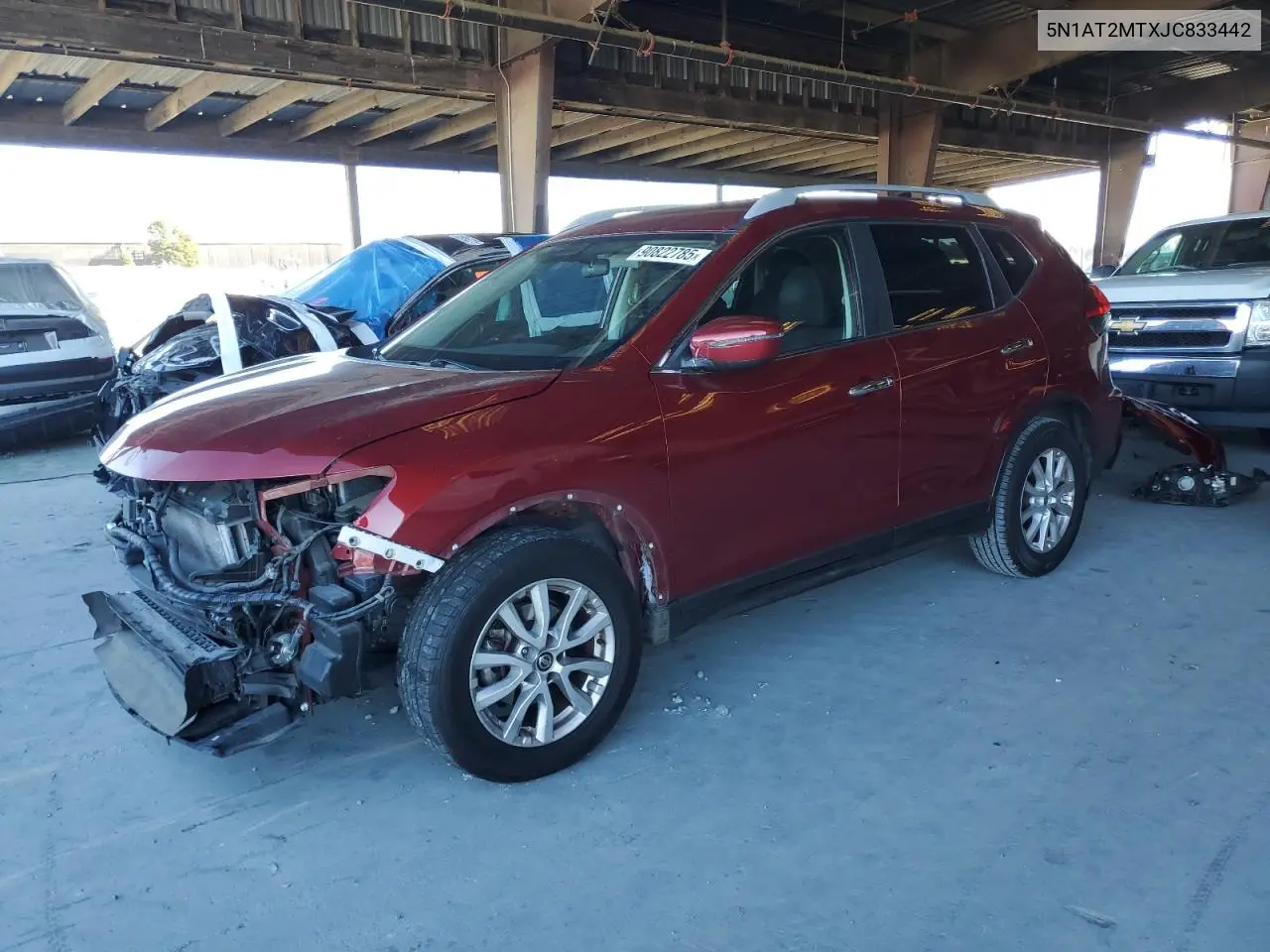 5N1AT2MTXJC833442 2018 Nissan Rogue S