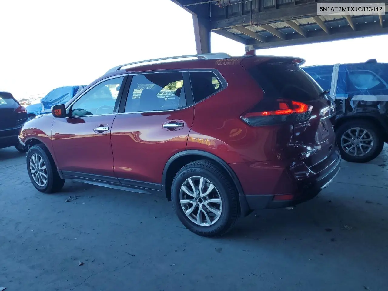 5N1AT2MTXJC833442 2018 Nissan Rogue S