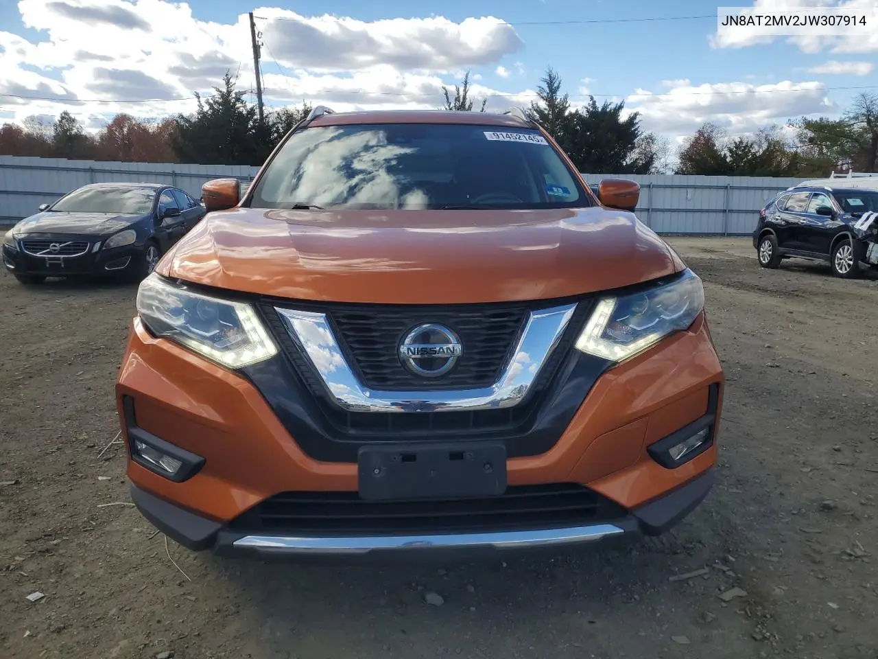 JN8AT2MV2JW307914 2018 Nissan Rogue S