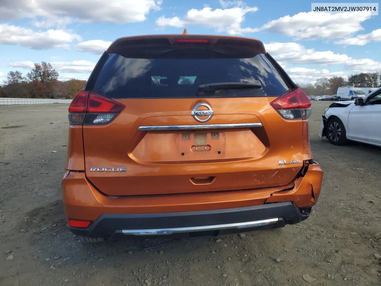 JN8AT2MV2JW307914 2018 Nissan Rogue S