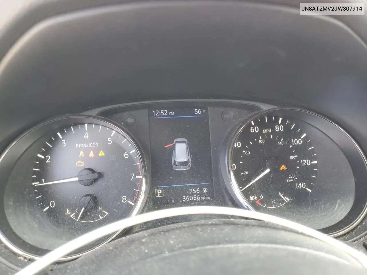 JN8AT2MV2JW307914 2018 Nissan Rogue S