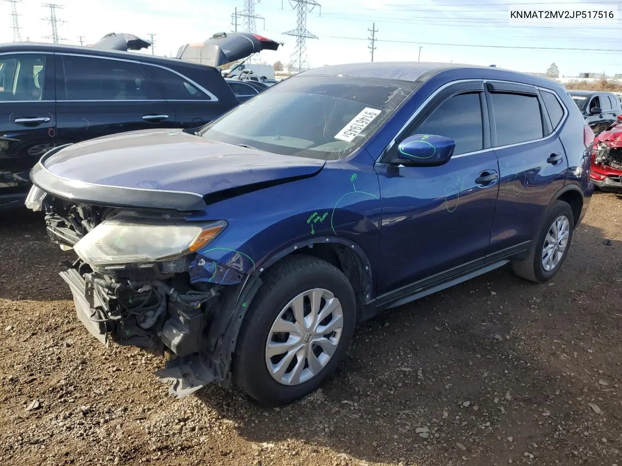 KNMAT2MV2JP517516 2018 Nissan Rogue S