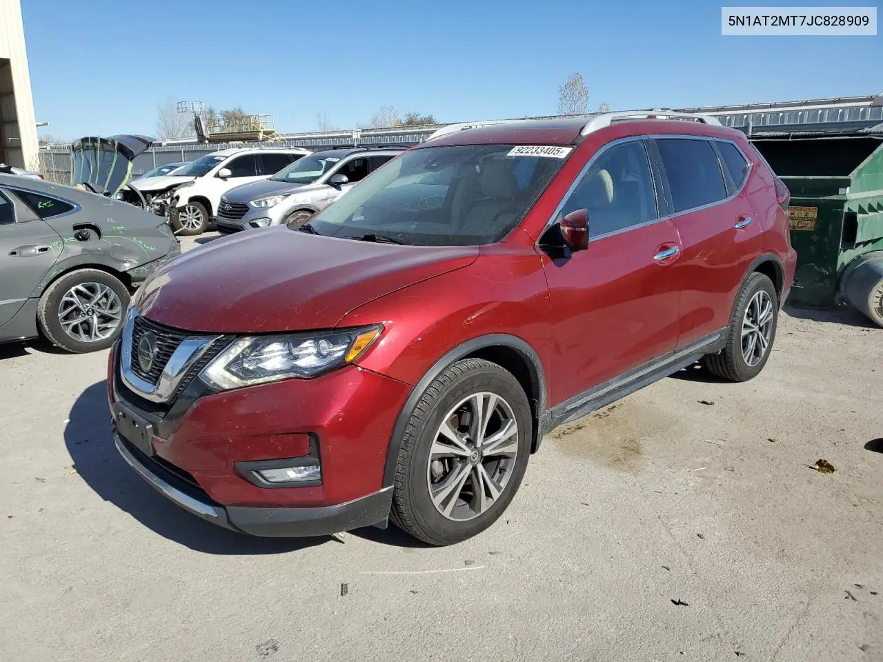 5N1AT2MT7JC828909 2018 Nissan Rogue S