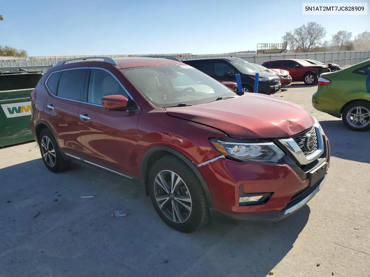 5N1AT2MT7JC828909 2018 Nissan Rogue S