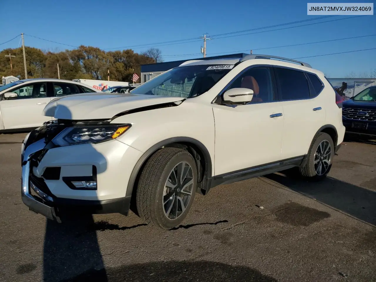 JN8AT2MVXJW324069 2018 Nissan Rogue S