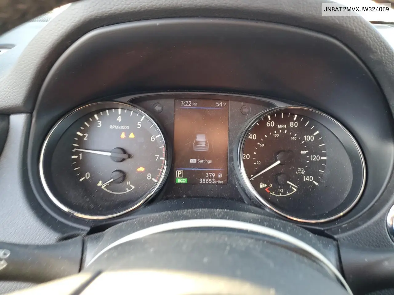 JN8AT2MVXJW324069 2018 Nissan Rogue S