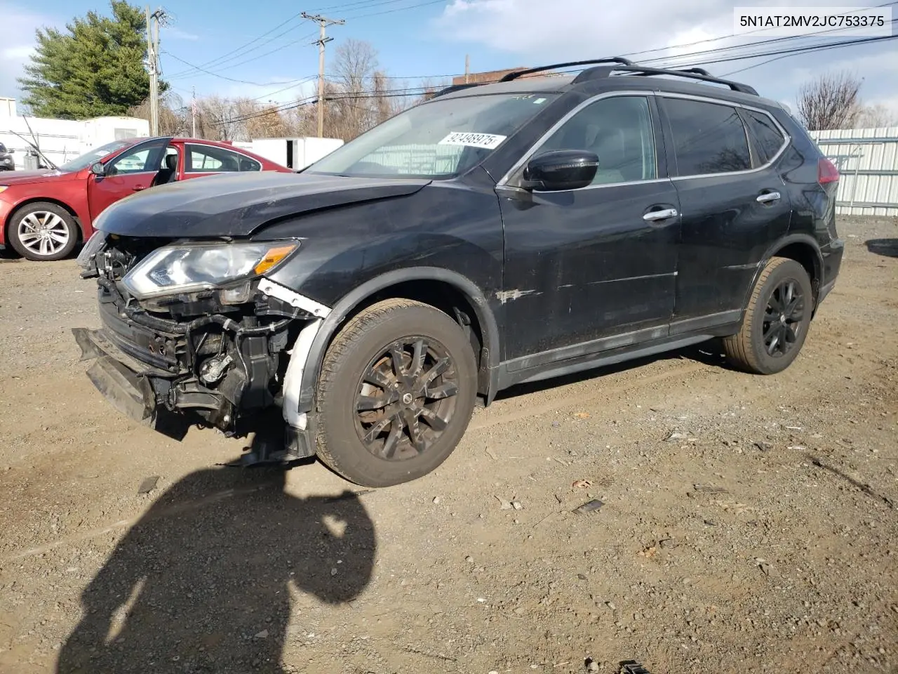 5N1AT2MV2JC753375 2018 Nissan Rogue S