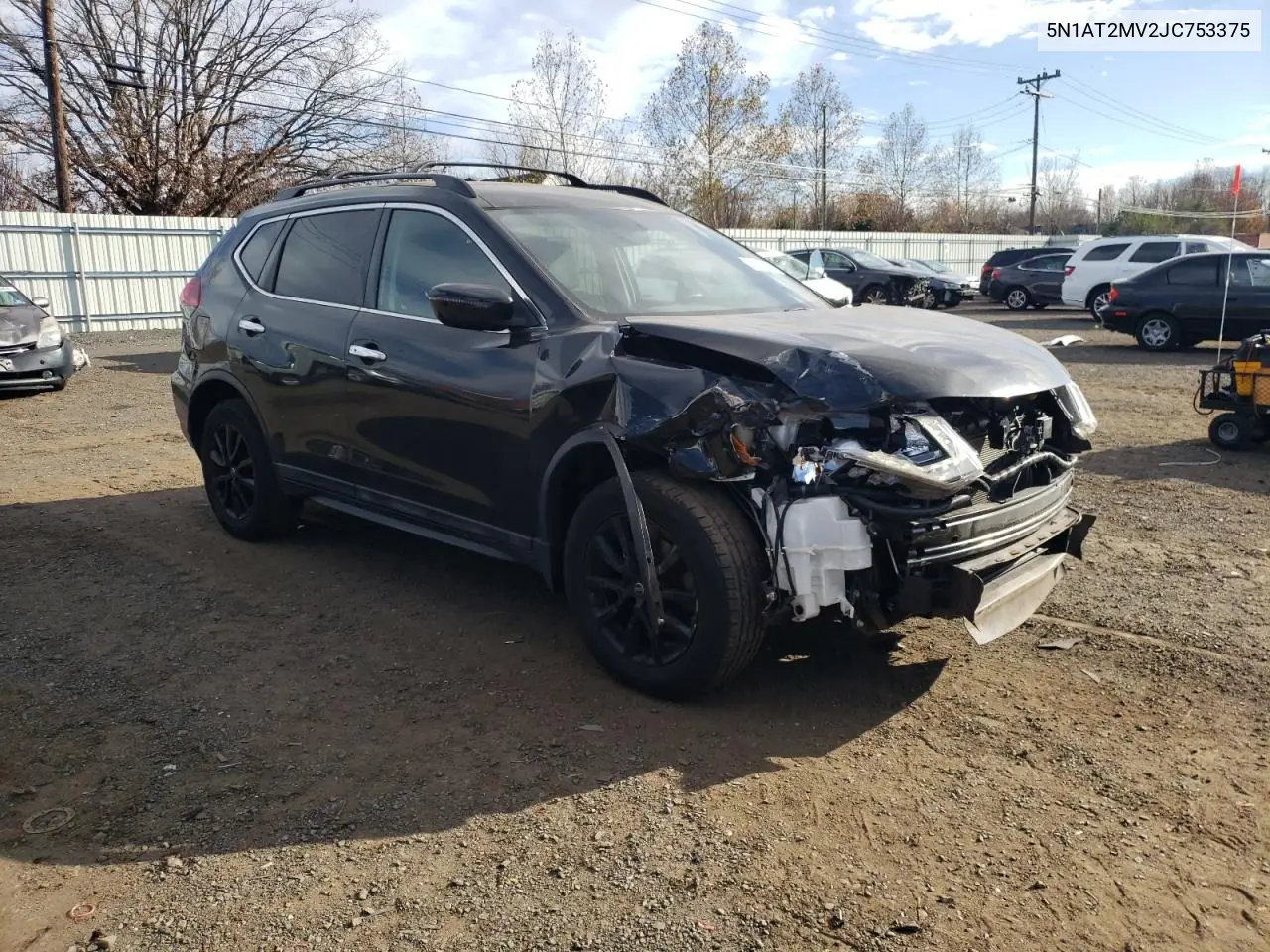 5N1AT2MV2JC753375 2018 Nissan Rogue S