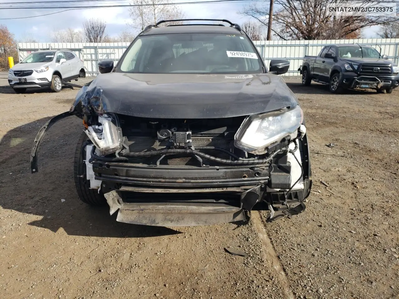 5N1AT2MV2JC753375 2018 Nissan Rogue S