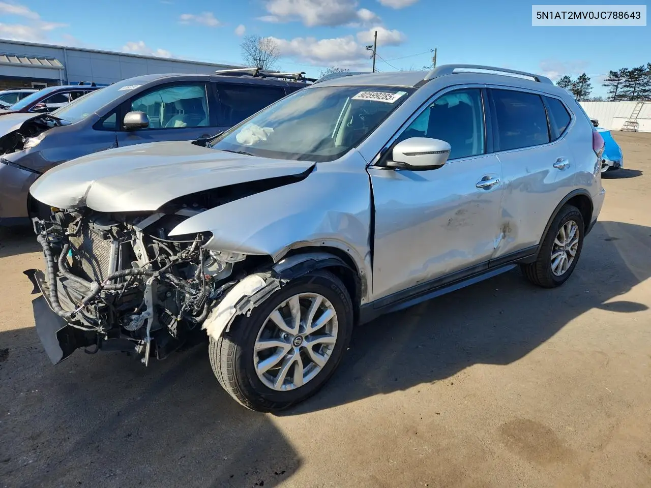 5N1AT2MV0JC788643 2018 Nissan Rogue S