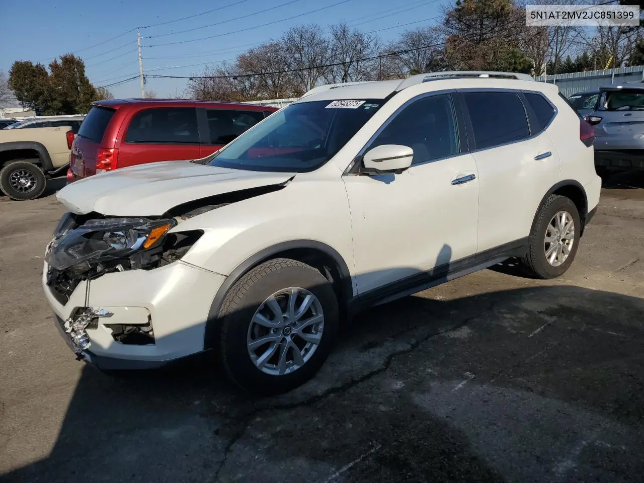 5N1AT2MV2JC851399 2018 Nissan Rogue S