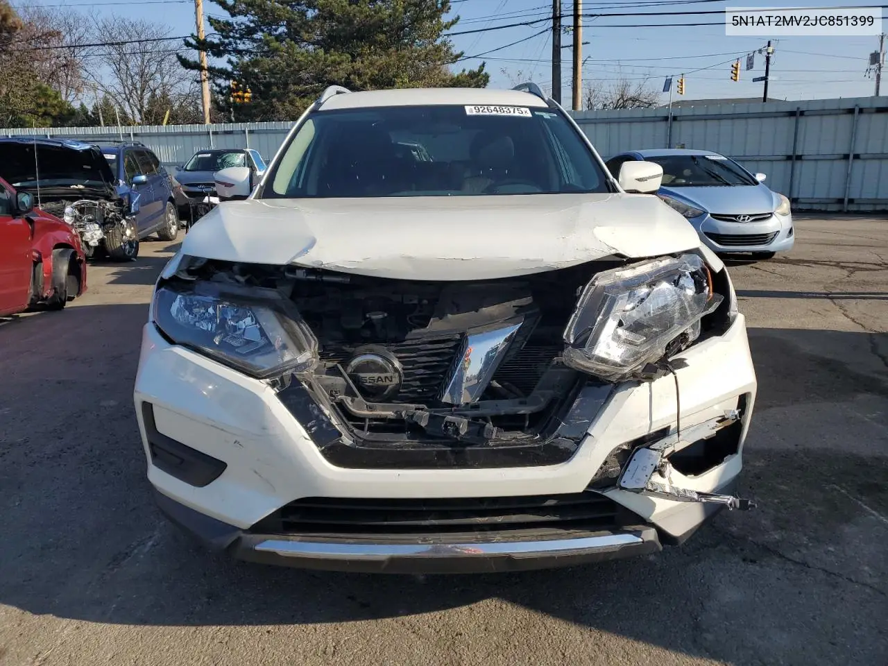 5N1AT2MV2JC851399 2018 Nissan Rogue S