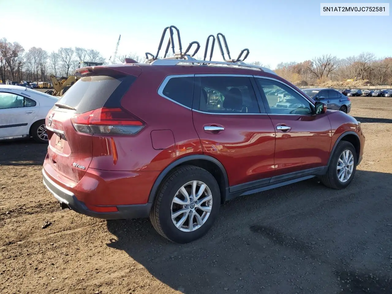 5N1AT2MV0JC752581 2018 Nissan Rogue S