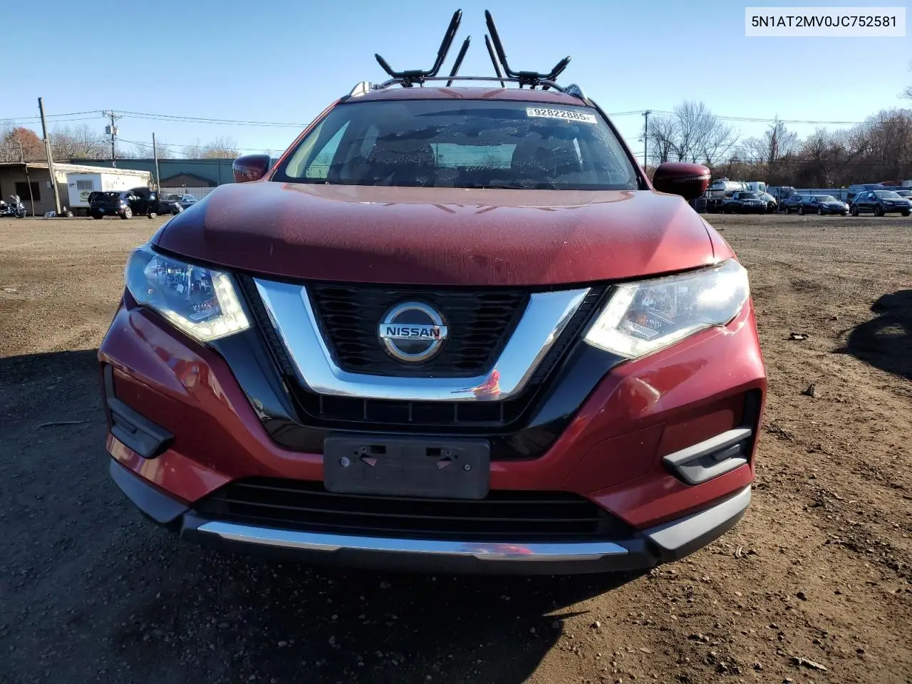 5N1AT2MV0JC752581 2018 Nissan Rogue S