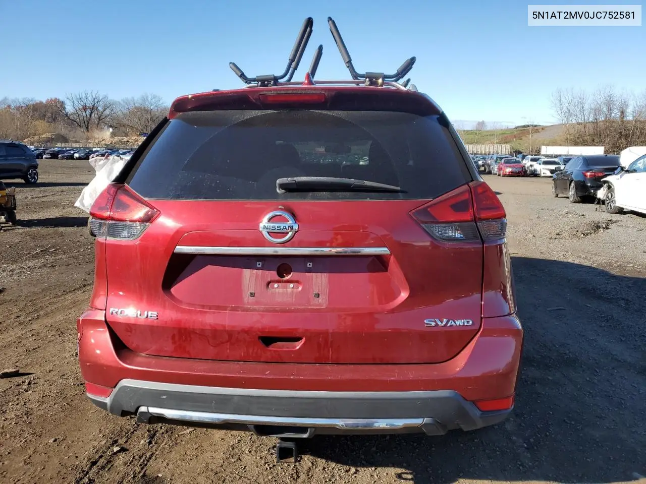 5N1AT2MV0JC752581 2018 Nissan Rogue S
