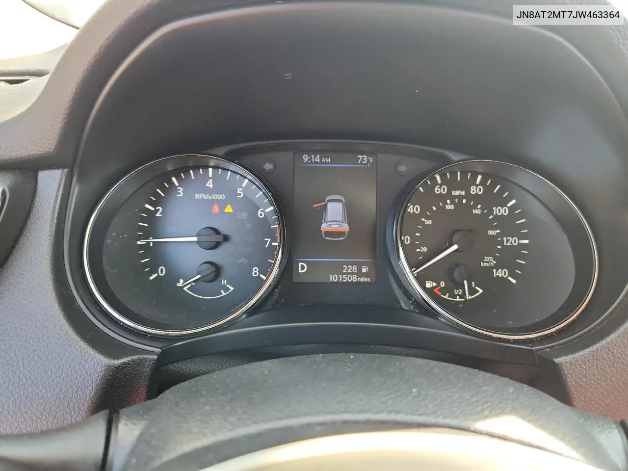 JN8AT2MT7JW463364 2018 Nissan Rogue S