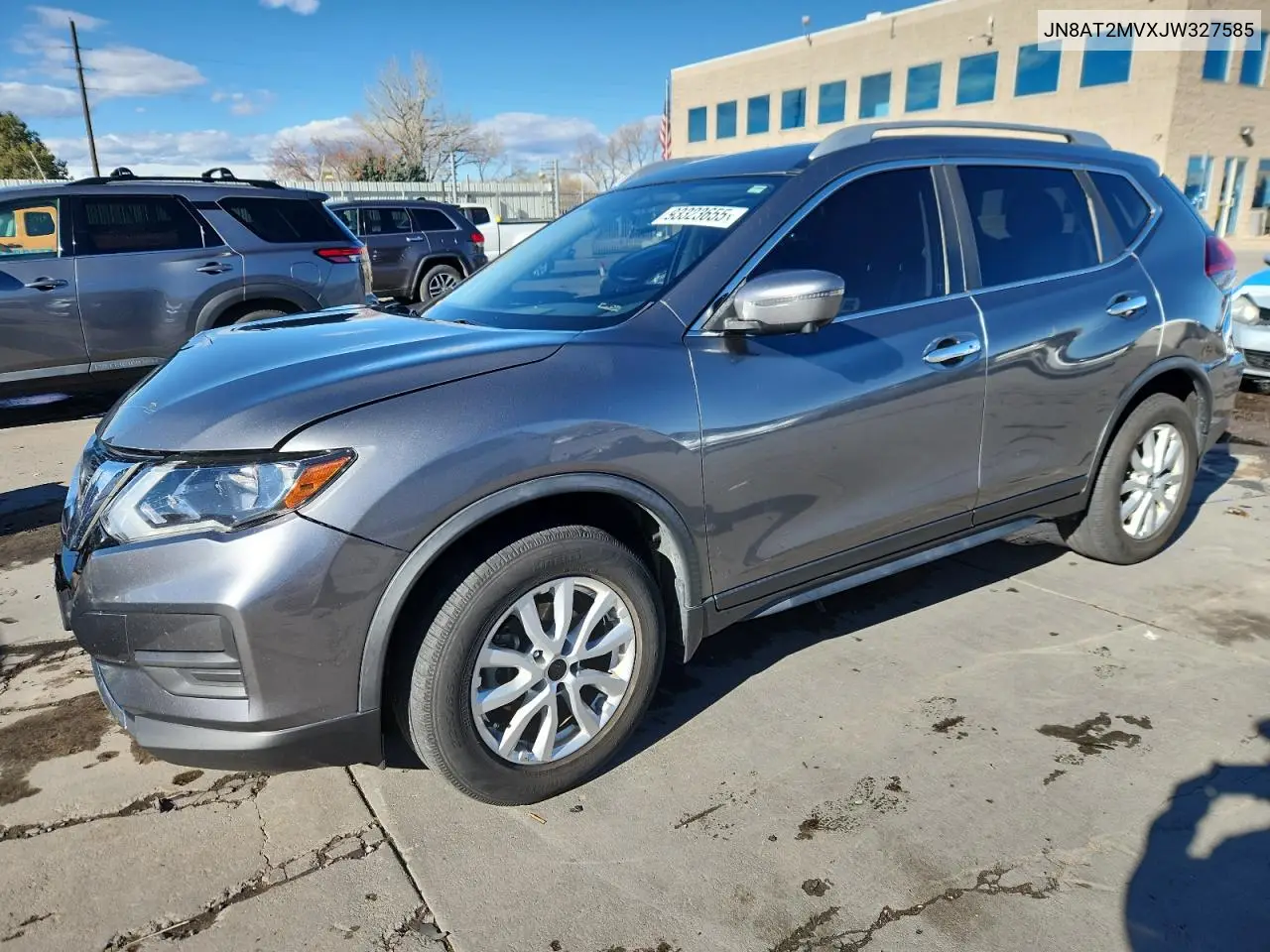 JN8AT2MVXJW327585 2018 Nissan Rogue S