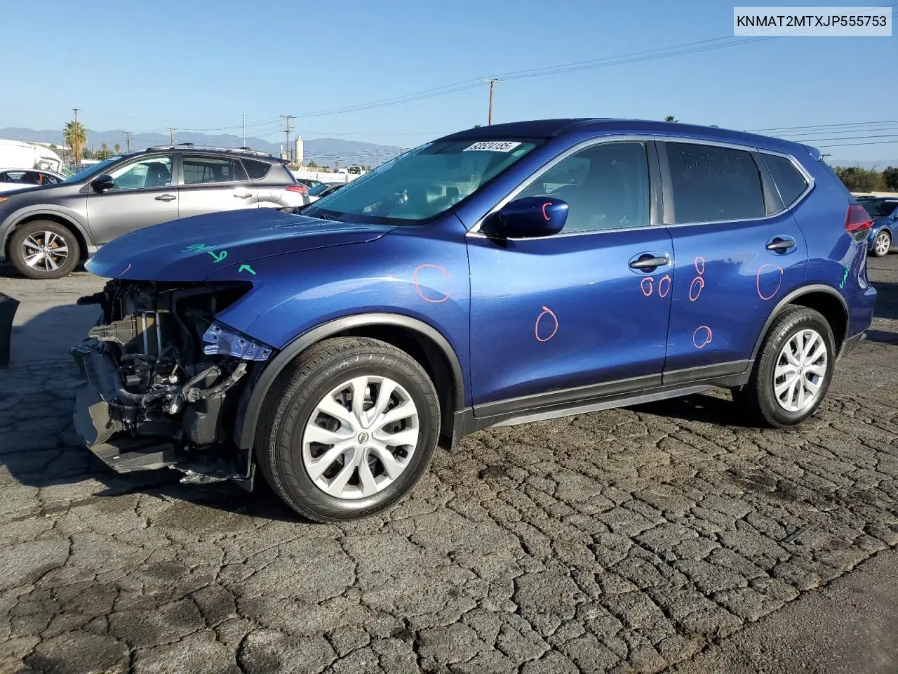 KNMAT2MTXJP555753 2018 Nissan Rogue S