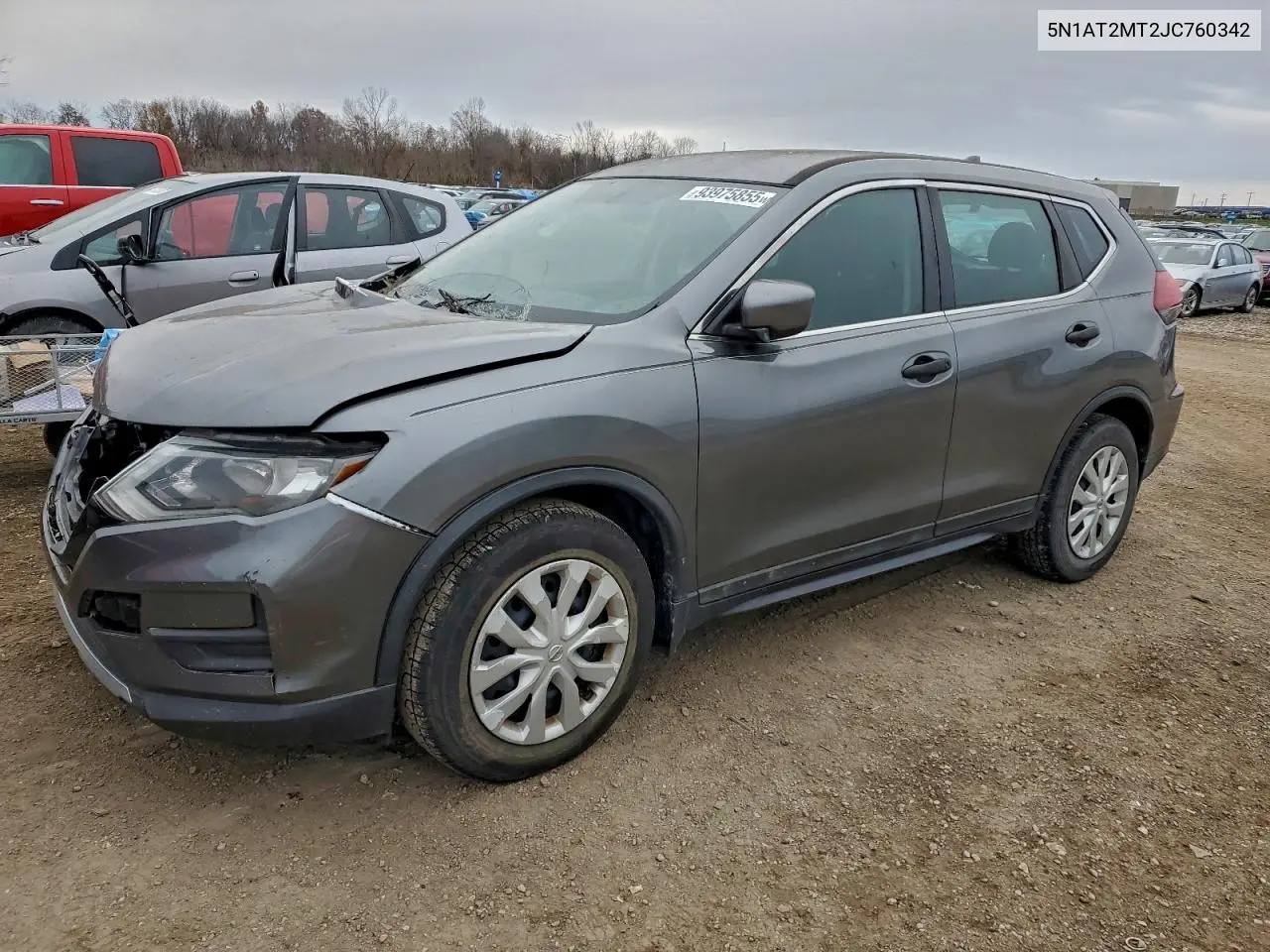 5N1AT2MT2JC760342 2018 Nissan Rogue S