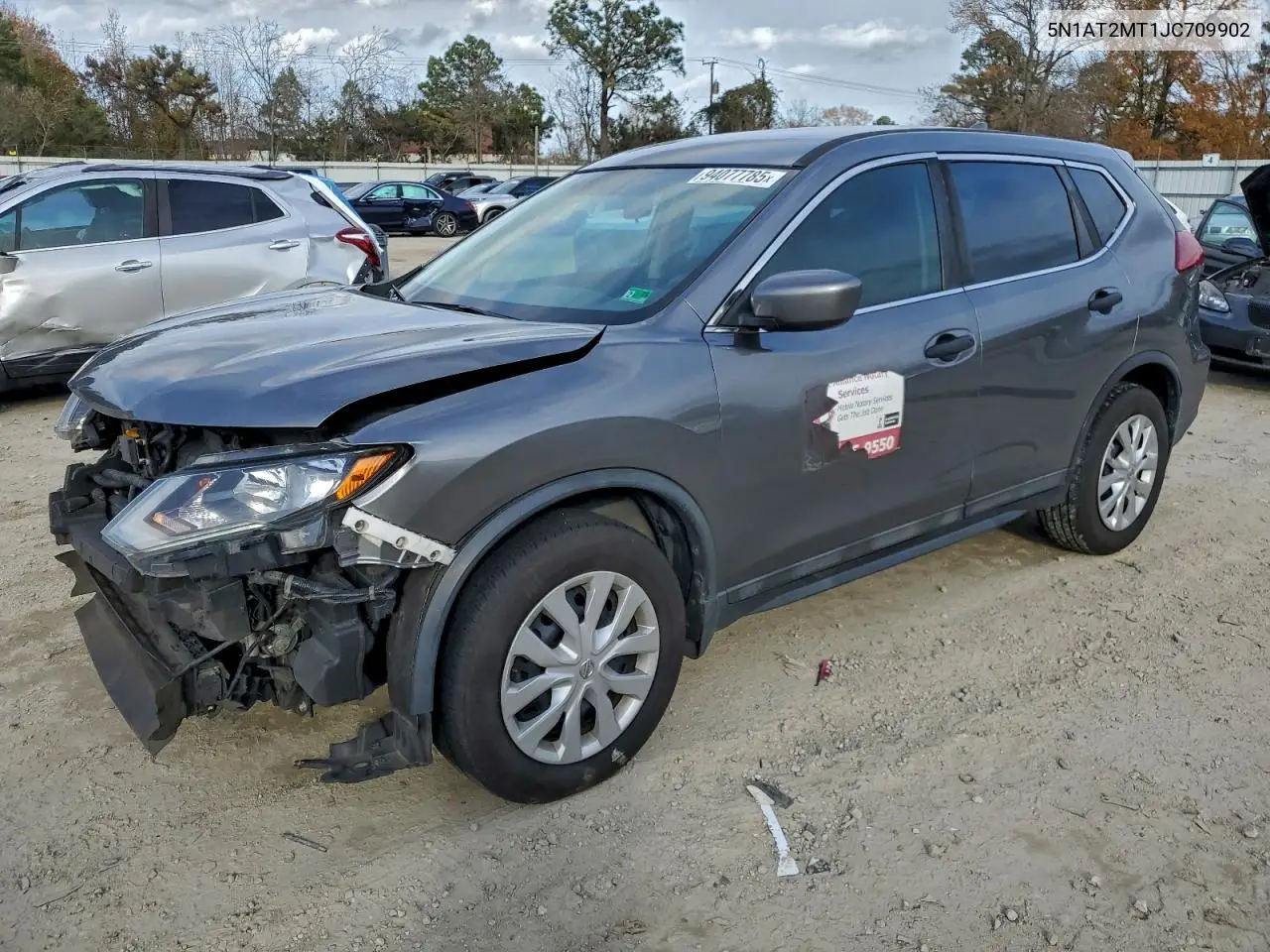 5N1AT2MT1JC709902 2018 Nissan Rogue S
