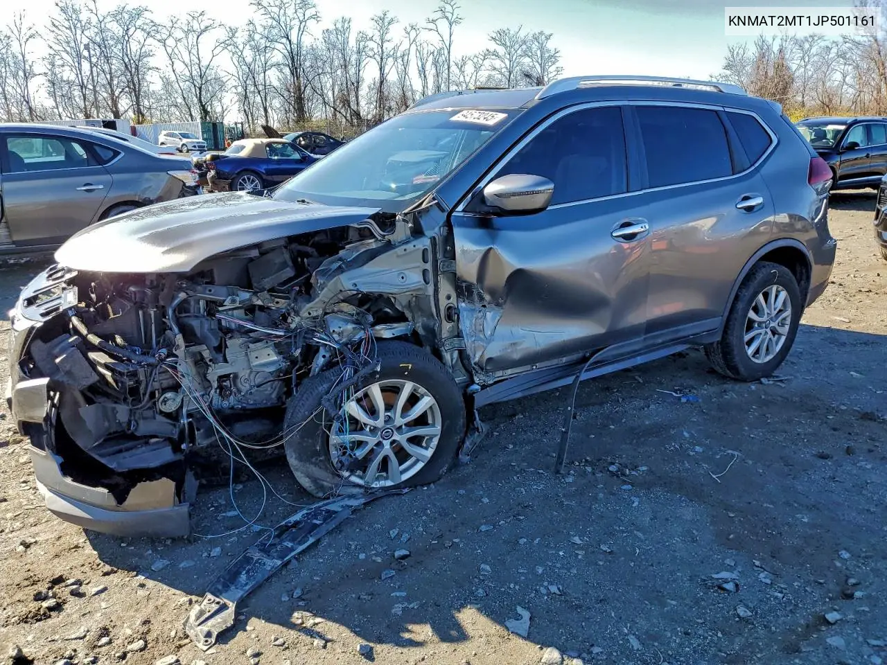 KNMAT2MT1JP501161 2018 Nissan Rogue S