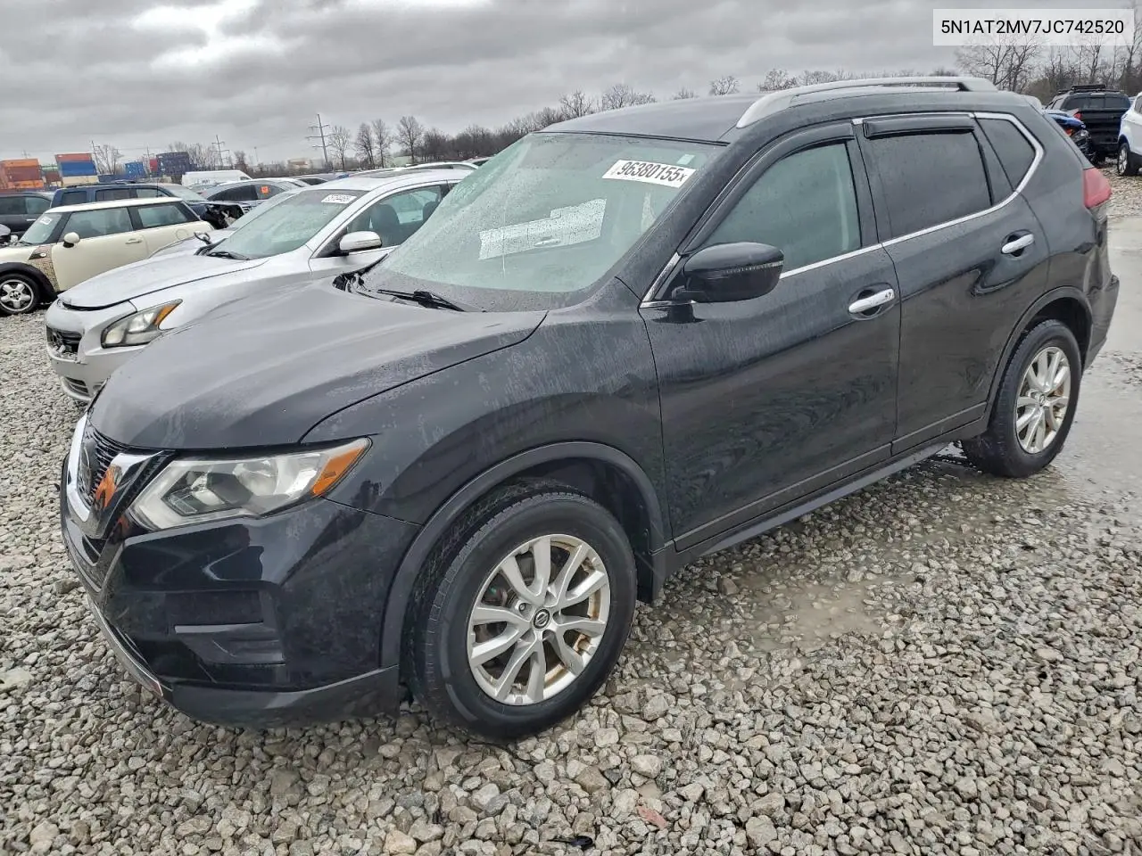 5N1AT2MV7JC742520 2018 Nissan Rogue S