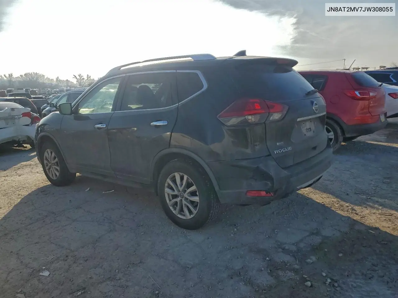 JN8AT2MV7JW308055 2018 Nissan Rogue S