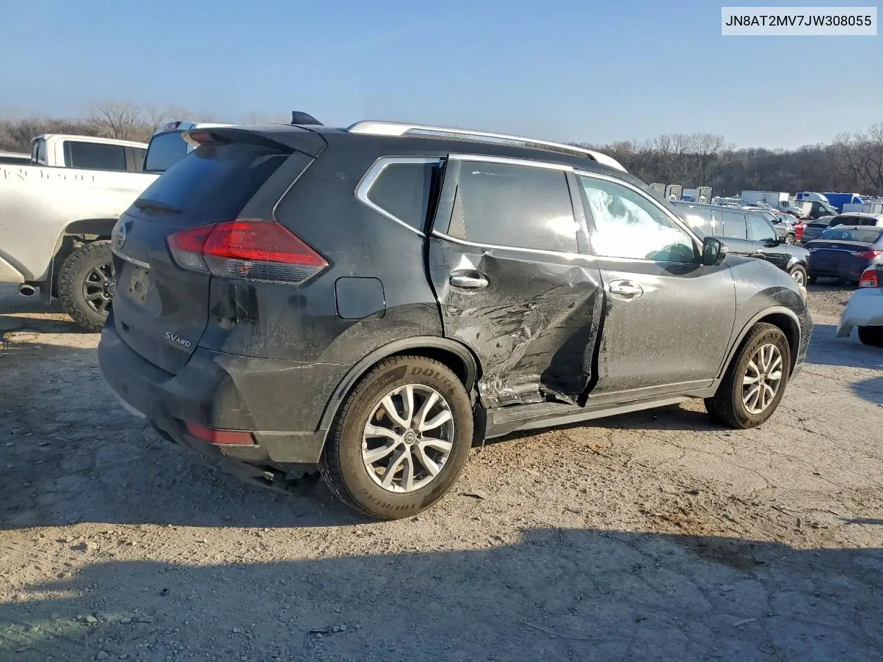 JN8AT2MV7JW308055 2018 Nissan Rogue S