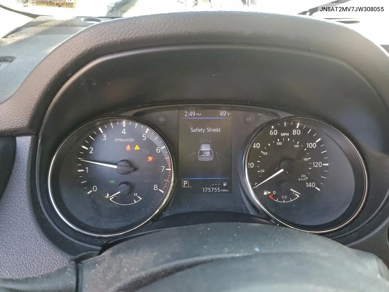 JN8AT2MV7JW308055 2018 Nissan Rogue S