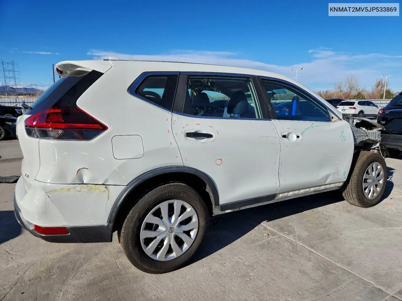 KNMAT2MV5JP533869 2018 Nissan Rogue S