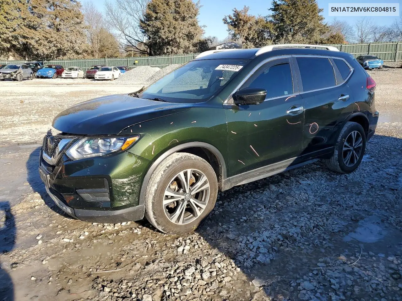 5N1AT2MV6KC804815 2019 Nissan Rogue S
