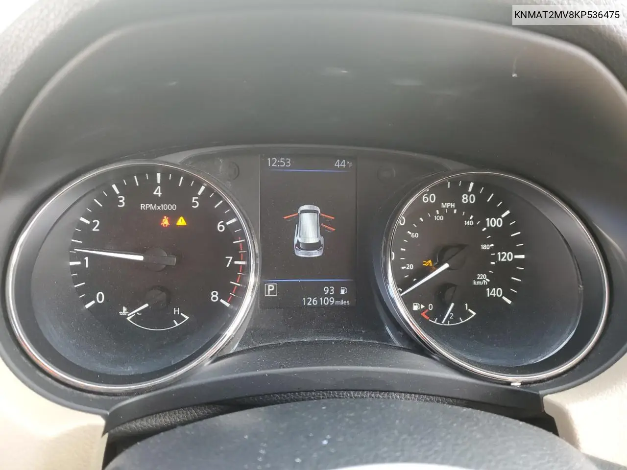 KNMAT2MV8KP536475 2019 Nissan Rogue S