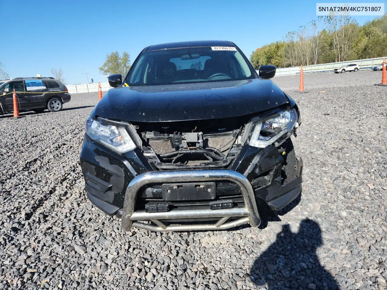 5N1AT2MV4KC751807 2019 Nissan Rogue S