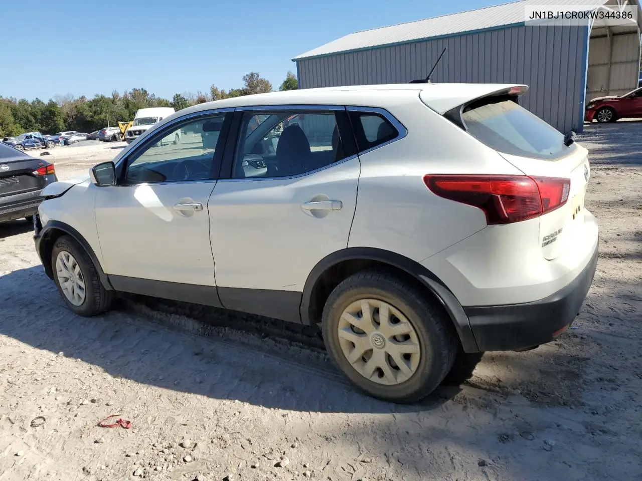 JN1BJ1CR0KW344386 2019 Nissan Rogue Sport S