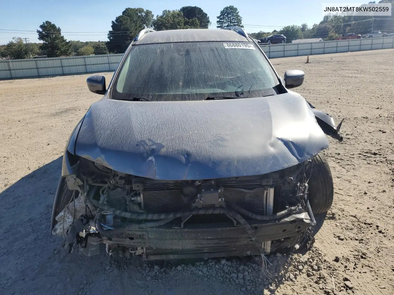 JN8AT2MT8KW502559 2019 Nissan Rogue S