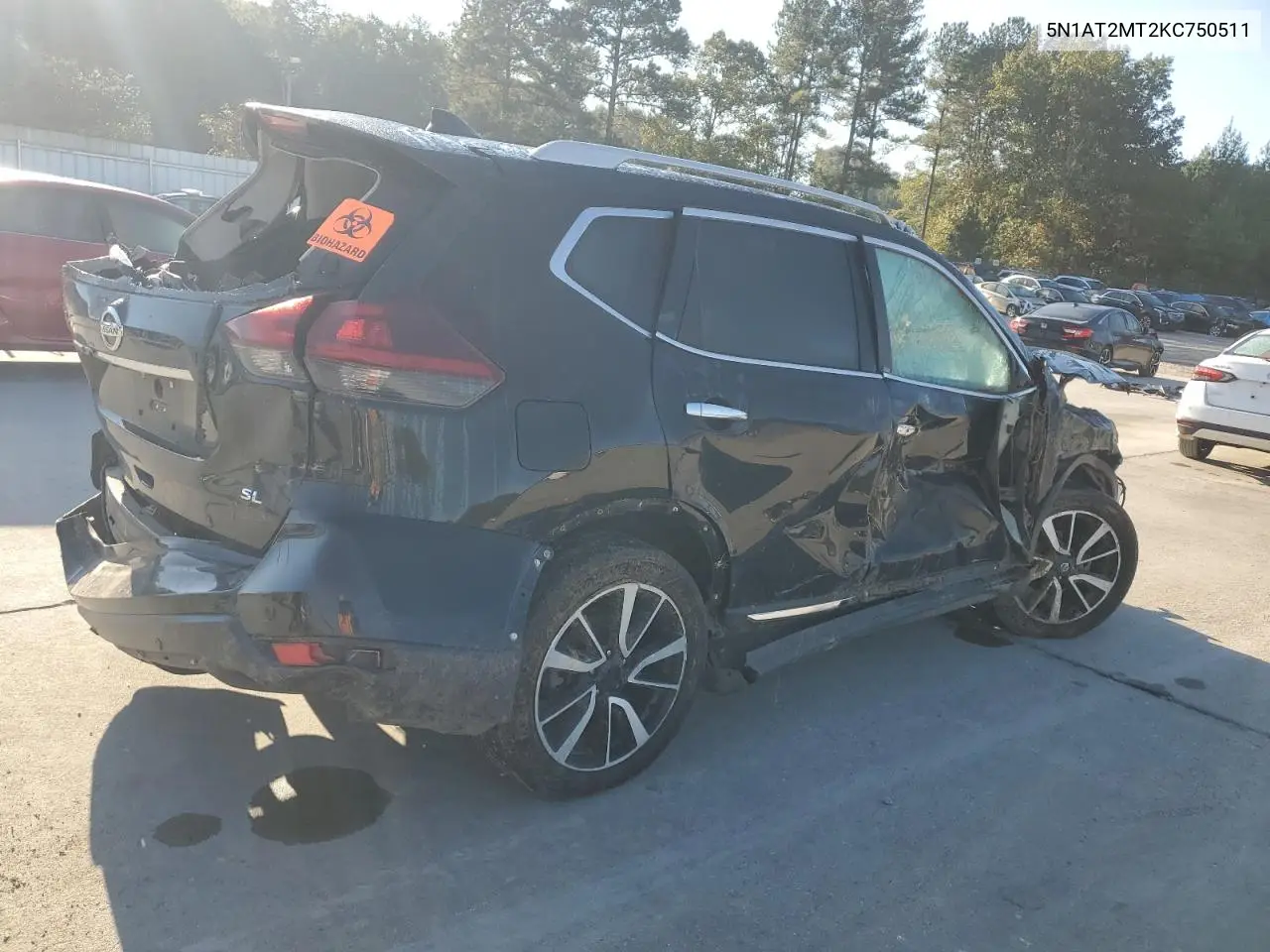 5N1AT2MT2KC750511 2019 Nissan Rogue S