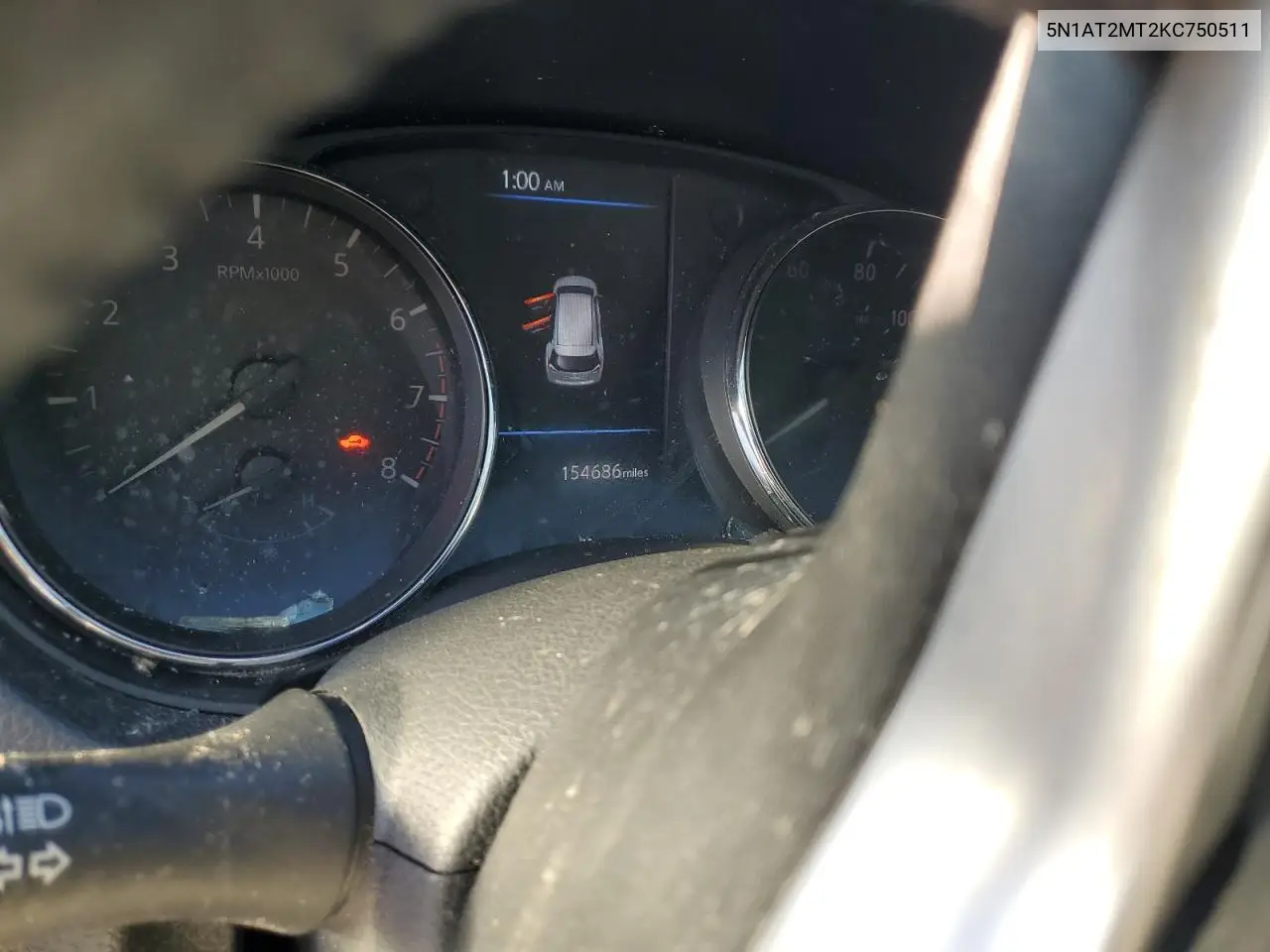 5N1AT2MT2KC750511 2019 Nissan Rogue S
