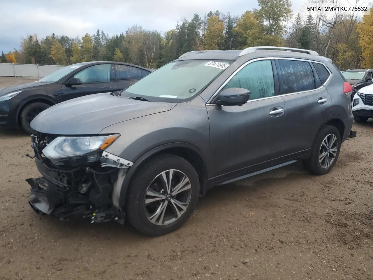 5N1AT2MV1KC775532 2019 Nissan Rogue S