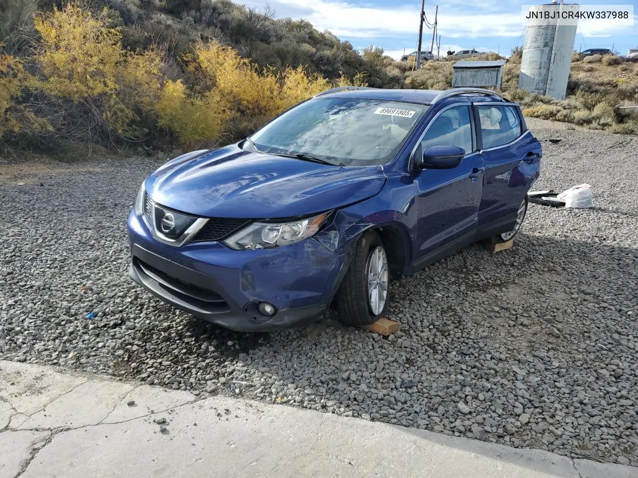 JN1BJ1CR4KW337988 2019 Nissan Rogue Sport S