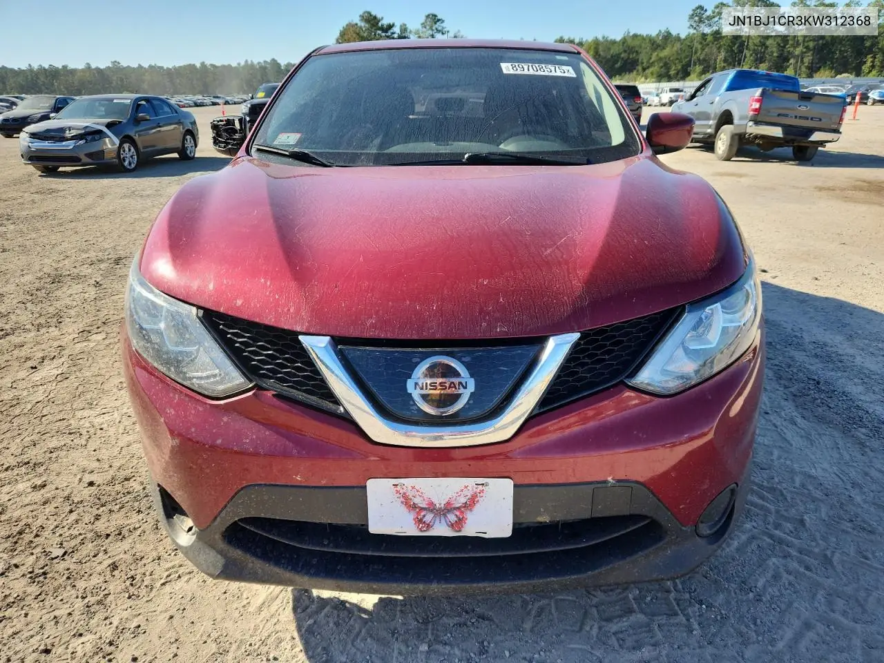 JN1BJ1CR3KW312368 2019 Nissan Rogue Sport S