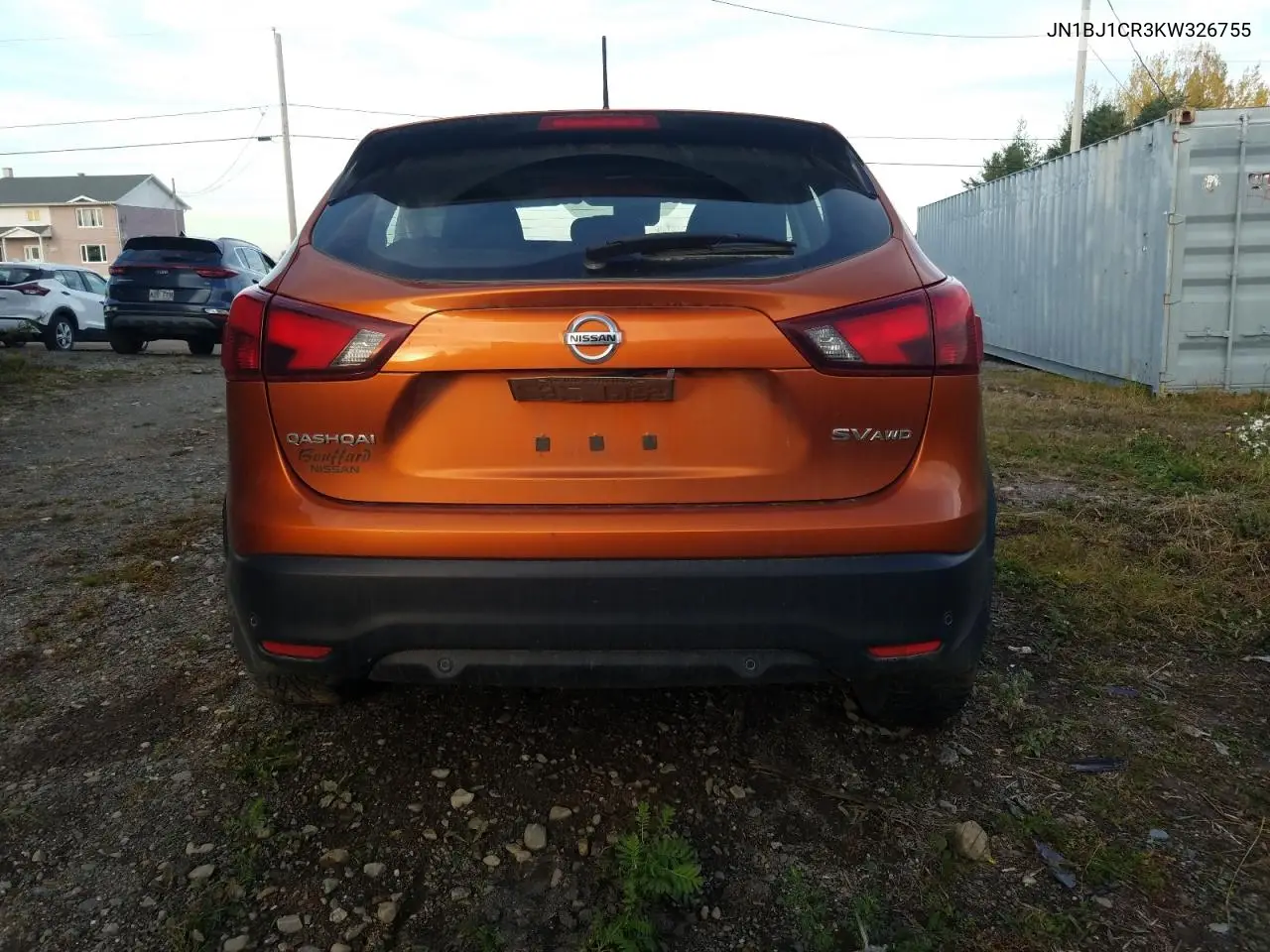 JN1BJ1CR3KW326755 2019 Nissan Rogue Sport S