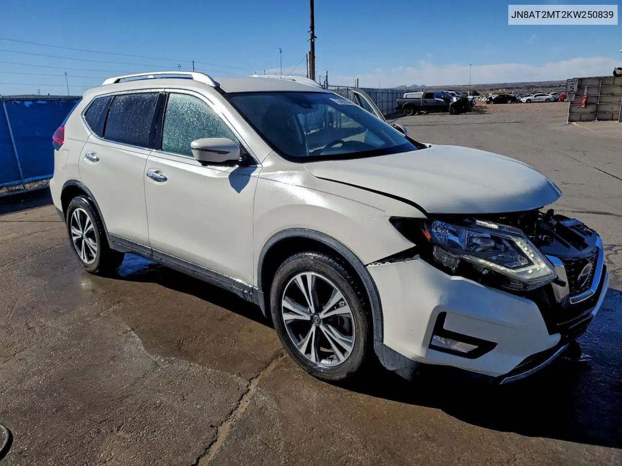 JN8AT2MT2KW250839 2019 Nissan Rogue S